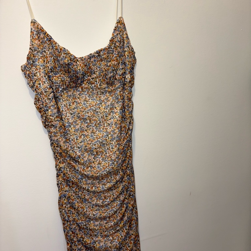 NTW GARAGE RUCHED BODYCON DRESS